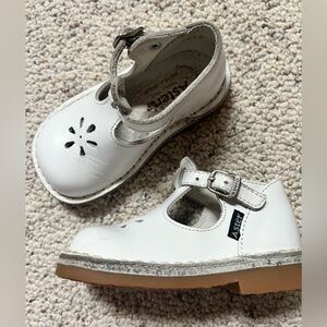 Aster Little Kids White Leather Mary Jane Shoes EU 20 US 4.5